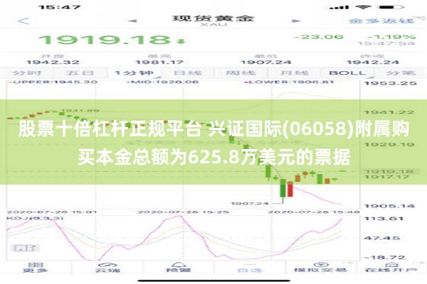 股票十倍杠杆正规平台 兴证国际(06058)附属购买本金总额为625.8万美元的票据