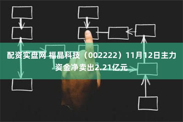 配资实盘网 福晶科技（002222）11月12日主力资金净卖出2.21亿元