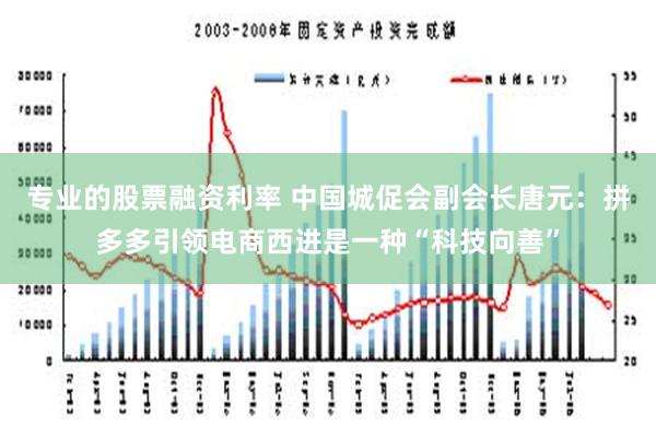 专业的股票融资利率 中国城促会副会长唐元：拼多多引领电商西进是一种“科技向善”